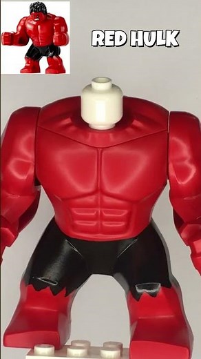 LEGO RED HULK LEGO MARVEL SUPERHEROES TUTORIAL!!!
