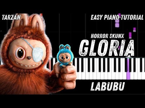 Labubu - Gloria (Easy Piano Tutorial)