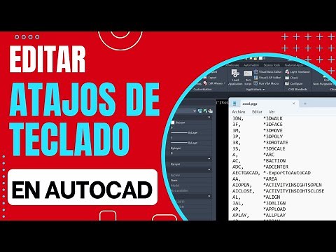 🔴¿COMO MODIFICAR LOS ATAJOS DE TECLADO O ALIAS EN AUTOCAD? | EDICION DEL ARCHIVO PGP🔴