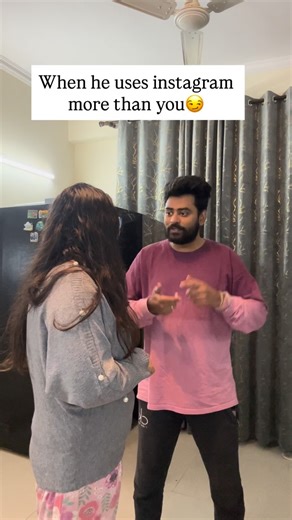 Vansh & Jahanvi🧿❤️ on Instagram: "Needs some ideas to trap him😑😑This was not in my Script😔 reelkarofeelkaro #relatable #husbandandwife #gfbf #reels #couple #comedy #couples #funny #trending #meme"