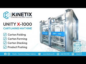Kinetix Cartoning Machine Model: Unity X-1000