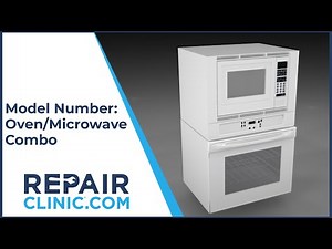 How to Find the Model Number on a Oven/Microwave Combo - Tech Tip | Repair Clinic