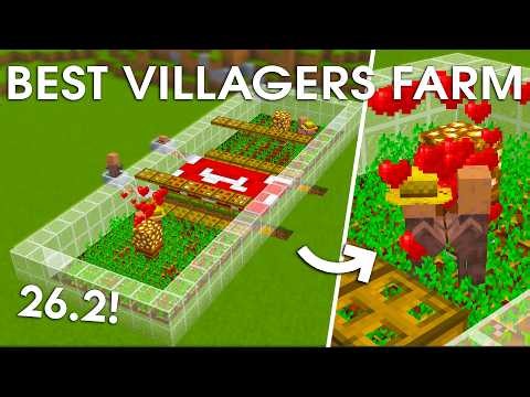 NEW Minecraft Java 26.2 Villager Breeder Tutorial Easy
