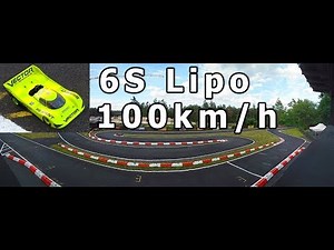 RC Serpent 1/8 E mod 6S a few laps on beautiful racetrack in germany