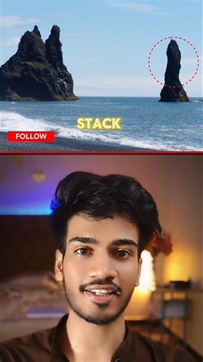 How Ocean Waves Create Sea Caves, Arches, and Stacks! 🌊 #trending #oceanwaves #waves #seacave #facts