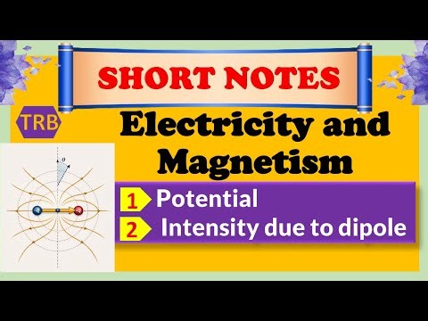 Potential I Intensity due to dipole I TRB PHYSICS I NEET I TAMIL I Unit–4I Electricity and Magnetism