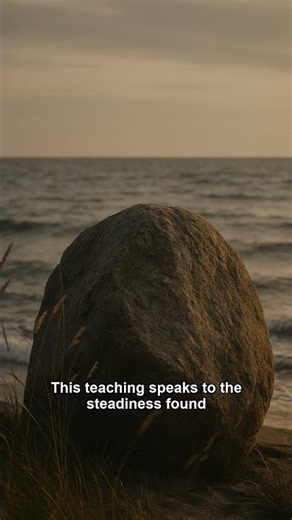 Stand Like a Rock: Wisdom from Dhammapada 81