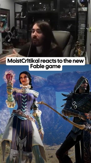 MoistCr1tikal reacts to the new Fable game #fable #penguinz0 #moistcritikal
