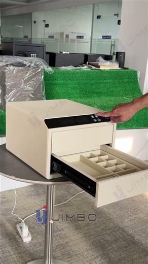 JIMBO Leather Jewelry Drawer Safe Box