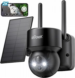 ieGeek Outdoor Wireless Solar Security Camera 360° Home Battery WiFi CCTV System  | eBay UK