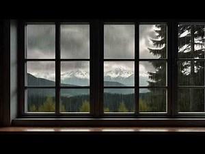 30 MINUTES rain sound video (no music or thunder),perfect for sleep,relaxation, meditation, Nd study