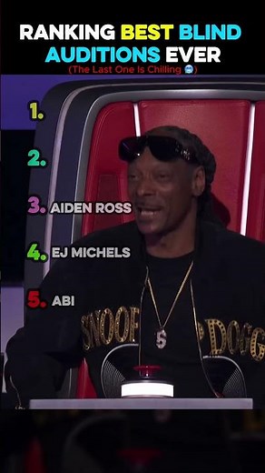 Ranking Best Blind Auditions On The Voice Ever!!