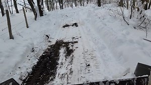 Hey my am brake i ain't walking through snow I'll make path 2 miles long! | Wacky Wally's Firewood