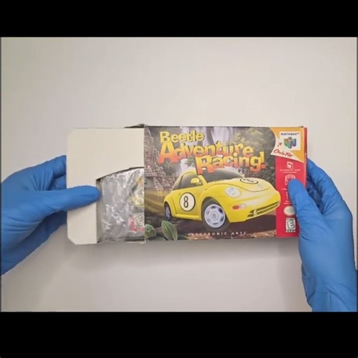 Beetle Adventure Racing Unboxing #n64 #nintendo64 #retrogaming #volkswagen