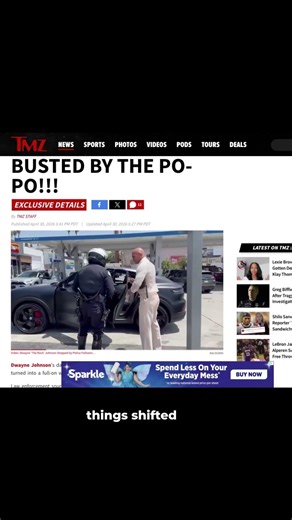 The Rock Pulled Over After Hollywood Event — What Happened?! 🚔