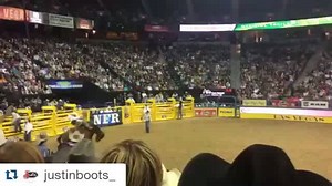 #Repost @justinboots_ with @repostapp ・・・ #TeamJustin Cort Scheer wins 2nd tonight with an 84.5 point ride on #JustinBoots night at the #WranglerNFR. #WeAreJustin | The Rodeo Trail | Facebook