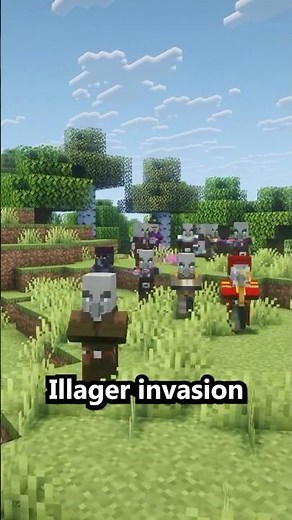 Minecraft Pillager Raids Updated | Illager Invasion Mod #minecraft