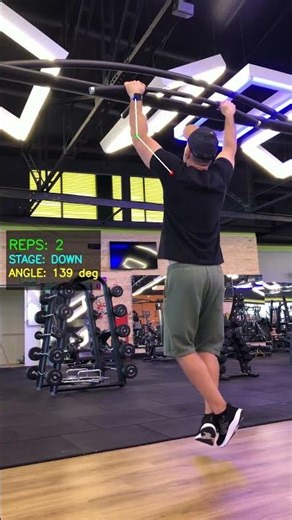 AI Is Tracking Workout Reps in Real Time… This is INSANE 😳💪 #Shorts #shorts