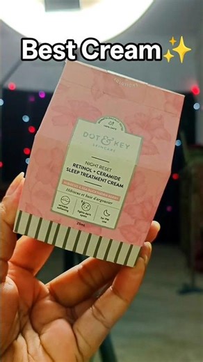 Dot & key night reset retinol + ceramide sleep treatment cream review✨🌸 #beautyqueenmadhu #dotandkey