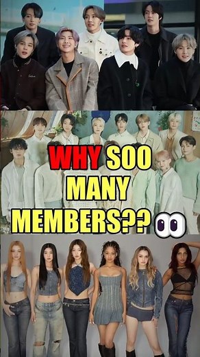 Why Do K-pop Groups Have SO Many Members?! 🤔(BTS, Seventeen, Katseye, Enhypen)