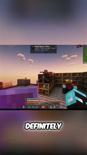 MAX OUT Your Gear: CRAZY Reforges in Minecraft! #shorts