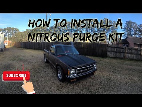 How to install a nitrous purge kit