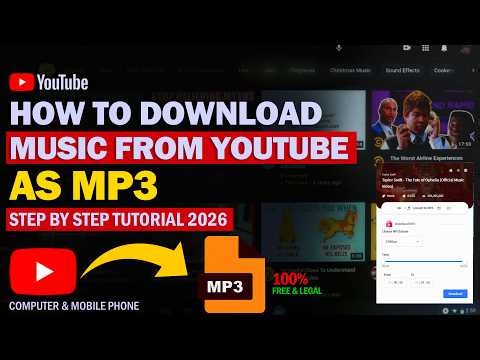 HOW TO DOWNLOAD MUSIC FROM YOUTUBE AS MP3 FILE _ STEP BY STEP TUTORIAL DOWNLOAD YOUTUBE MUSIC 2026