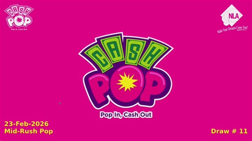 NLA Cash Pop Draw | National Lotteries Authority - Grenada