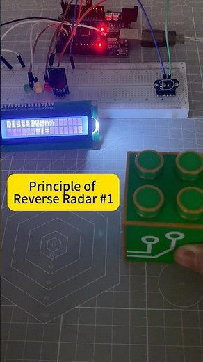 Reverse Radar with Arduino + LCD! #arduino #arduinoproject