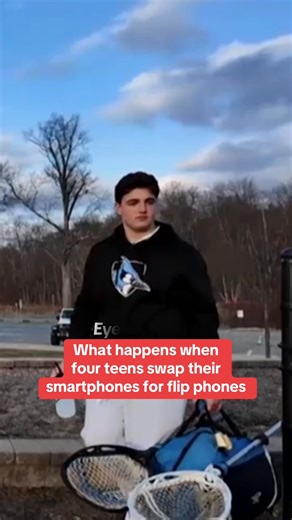 A growing number of experts are sounding the alarm about increased screen time and the effect it has on kids and teens. One teen, who had already traded his smartphone for a flip phone, challenged his friends to do the same for a week. Here's how it went. | CBS Evening News
