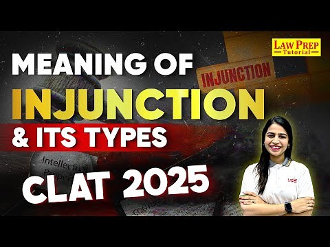 CLAT 2025: What is Injunction in Law ? | Everything about Injunction, Types & Differences