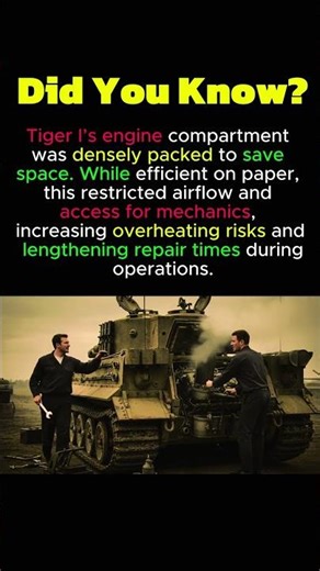 Hidden Problem of the Tiger I Tank: Engine Overheating & Repair Nightmare