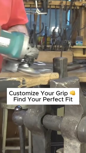 Hammer time! This DIY grip hack will change your life (and your elbows!) #Blacksmithing #ToolTips #ForgingLife #Reels | Black Bear Forge
