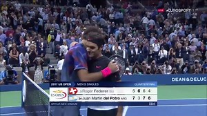 Oh mein Gott, diese Vorhand von Juan Martín del Potro ist einfach der pure Wahnsinn! 😲 Da kann selbst Roger Federer nur hinterherschauen... | Eurosport Deutschland