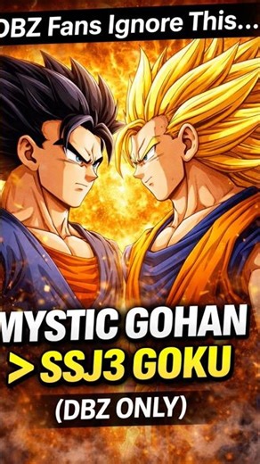 Mystic Gohan OVER SSJ3 Goku (DBZ Only) #DBZ #DragonBallZ #MysticGohan #SSJ3Goku #DBZDebate