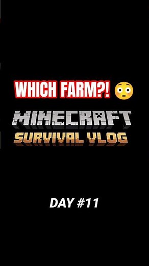 Guess the Farm I’m Building… 😳 | Minecraft Survival Day 11