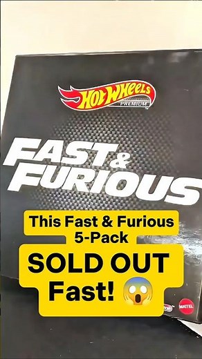 This Fast & Furious Hot Wheels 5-Pack SOLD OUT FAST! #1 Is INSANE