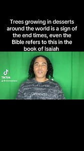 13K views · 320 reactions | Trees growing in desserts around the world is a sign of the end times, even the Bible refers to this in the book of Isaiah #bible #saharadesert #earthquakes #california #florida #hurricaneseason #fyp #viralvideo | Nick Thomas The Entrepreneur | Facebook