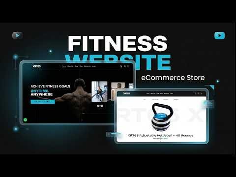 Gym Website & Fitness eCommerce Store WordPress WooCommerce