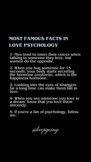 304K views · 3.6K reactions | This is why love hits harder than we think… #2 will make you hug longer.  #LovePsychology #RelationshipFacts #OxytocinLove #LoveMindset #EmotionalBond #AttachmentTheory #KeepGoing #HeartAndMind | Keepgoing | Facebook