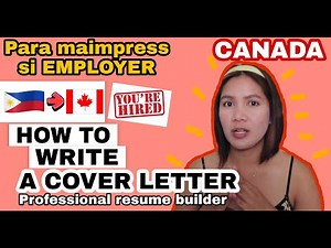 POWERFUL COVER LETTER FOR JOB APPLICATION | CANADA FORMAT | WORK SA CANADA