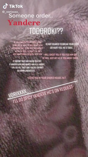 Yandere Todoroki Headcanons in My Hero Academia Anime