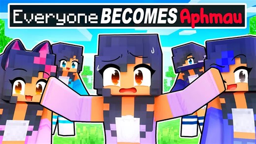 【Aphmau】每个人都成为 Minecraft 中的 APHAMU！--