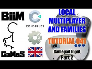 Construct 3 - Tutorial 041 - Gamepad Input, Local Multiplayer, Families - Part 02