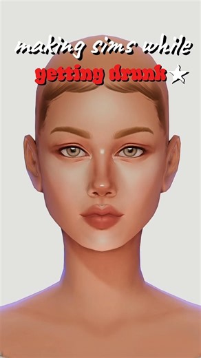 Making Sims while getting drunk 🤪 #thesims4 #sims4 #shorts