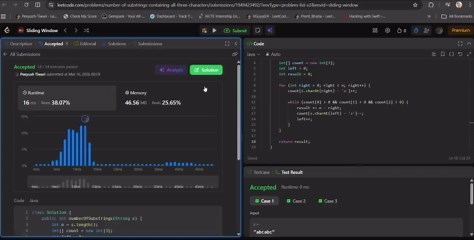 #100daysofcode #leetcode #slidingwindow #strings #algorithms #codinginterview #programming #java #mediumlevel #patternvariation | Peeyush Tiwari