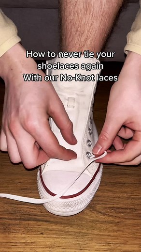 How to Lace Shoes Without Tying: No-Knot Technique