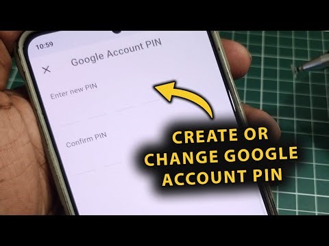 How To Create Or Change Google Personal & Workspace Account PIN Code!