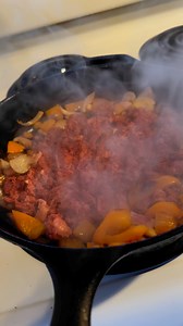 Homemade corned beef hash browns yum! I purchased a case of Ox & Palm corned beef made in Australia from Costco and have been working on a decent recipe. This one's turning out pretty good. The first time, it was super salty. I’ll add a little hashbrowns next 🤠 | Alaska Outdoors Television