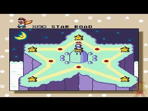 Super Mario World HD 100% WORLD 8: STAR ROAD